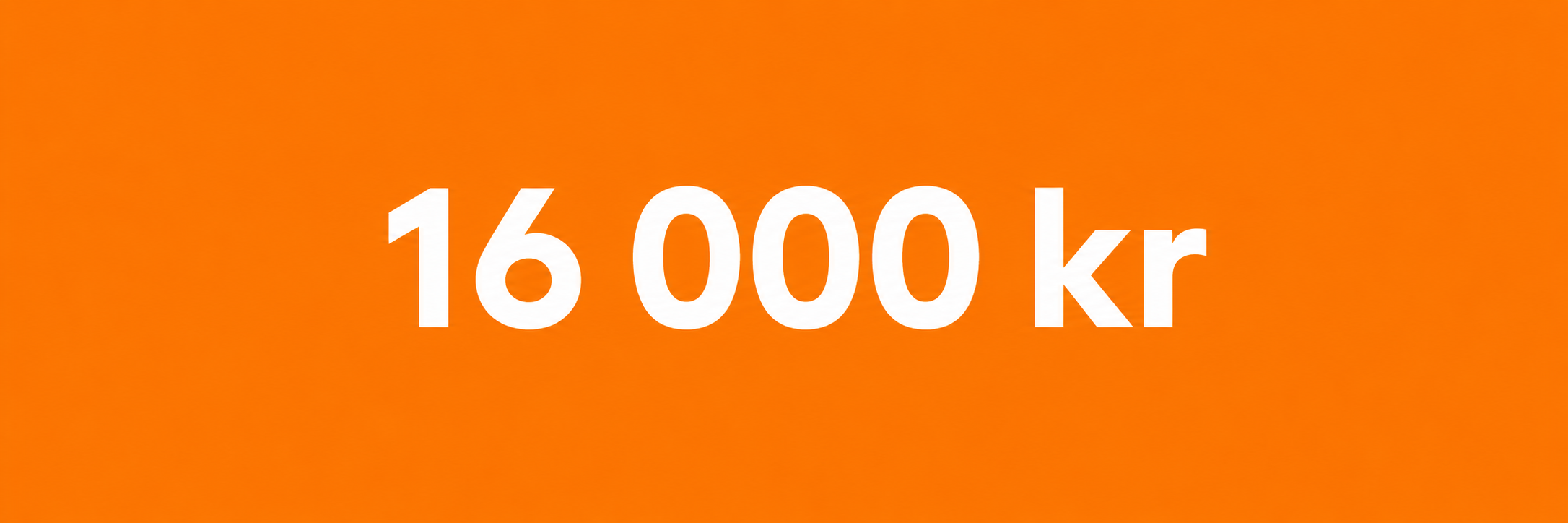 Max 16 000 kr per person